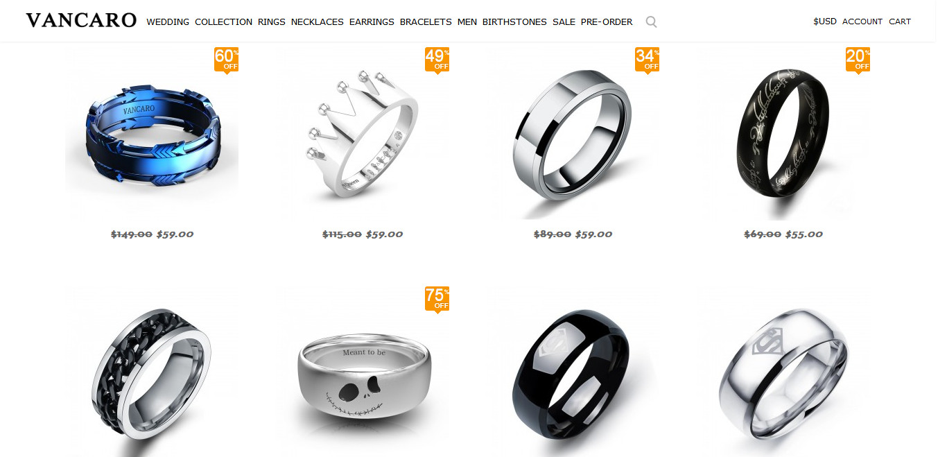 Anillos de Hombre Vancaro